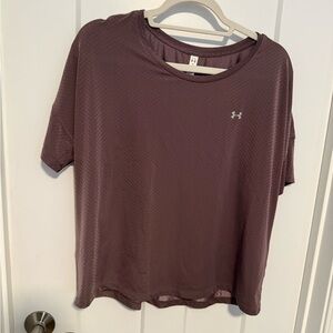 Under Armour Women's Mauve Short Sleeve Tee